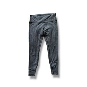Lululemon Wunder Under Pant Leggings Stretch Yoga Marled Gray Black ~14